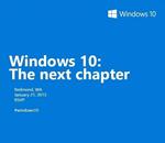 Windows 10 sẽ được trình làng vào ngày 21/1